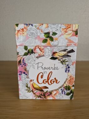 Proverbs in Color Coloring Cards